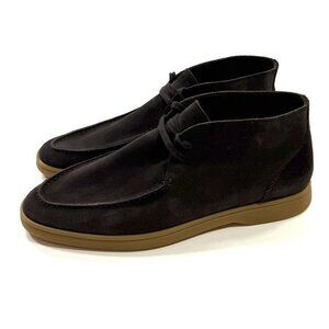 SUITSUPPLY Mens Chukka Dark Brown Suede Leather Size EU 40 US 7 Boots